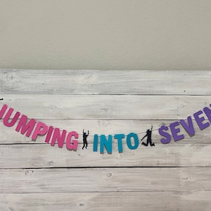 Jump Trampoline Party, Let’s Jump Birthday, Banner, Birthday Decor, Editable Jump Birthday Banner