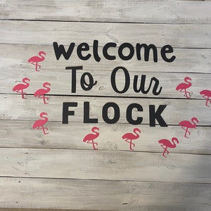 Welcome to Our Flock** Flamingo Bulletin Board Decor ** Teacher Supplies ** Back to School