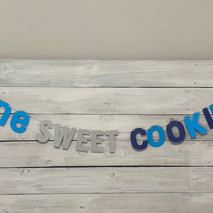 Milk and Cookies 1st Birthday Decorations- ONE Sweet Cookie birthday party-Cookie Theme Party- Cookie Cake Smash- First Birthday Theme