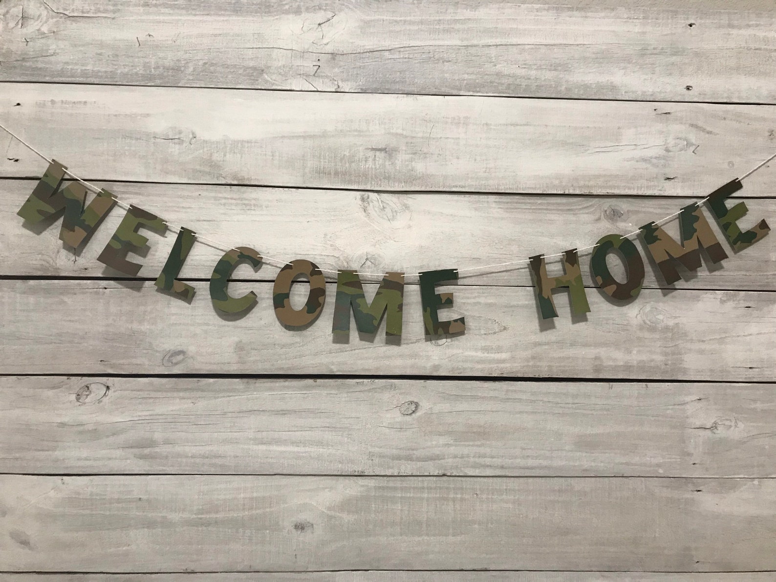 YQWIN Bannière « Welcome Home Decorations We Missed You So