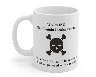 Taza de la Princesa Prometida con Polvo de Yocaína