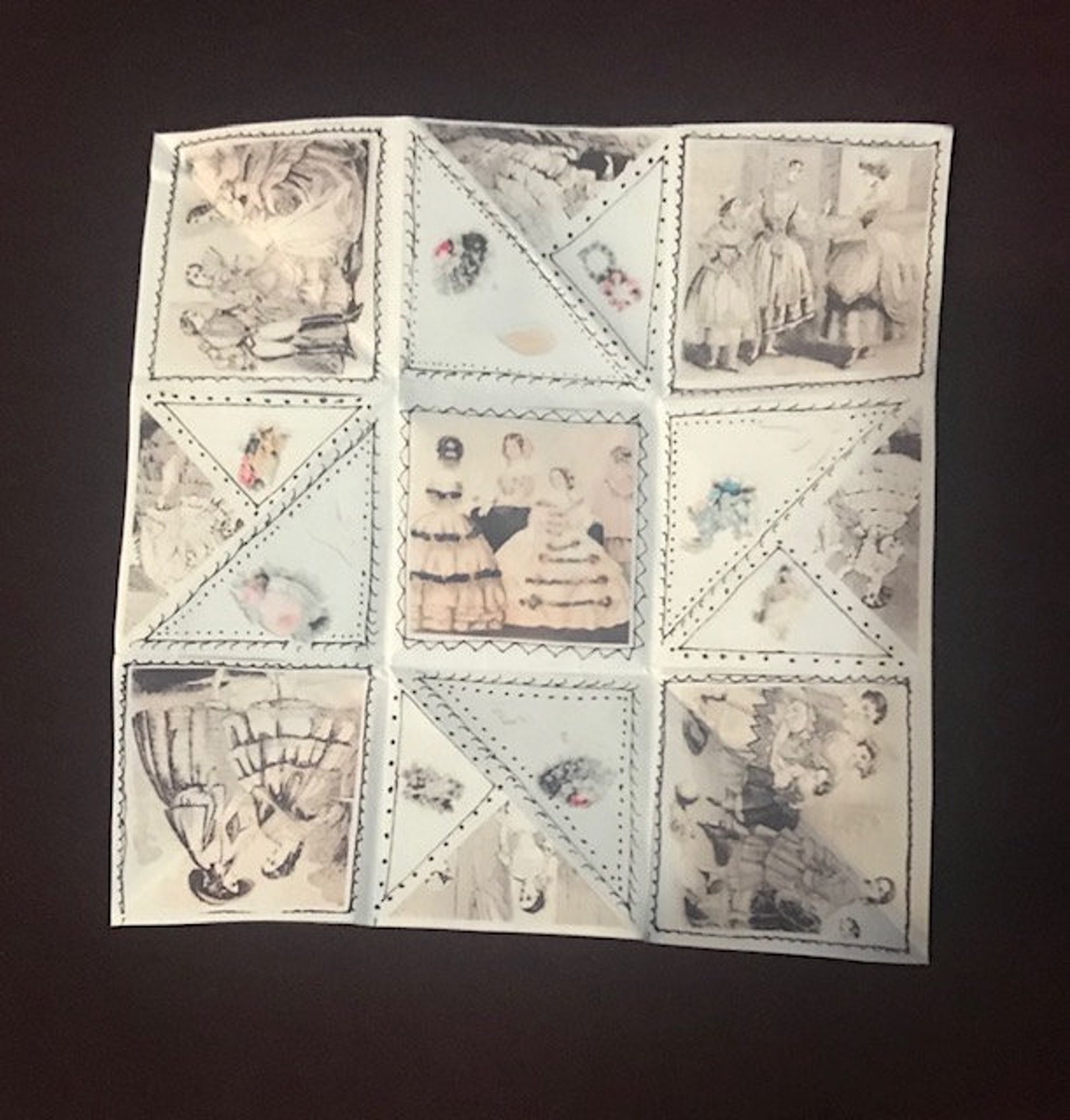 Kate's Victorian Puzzle Purse Card Gift for Her Handmade Etsy