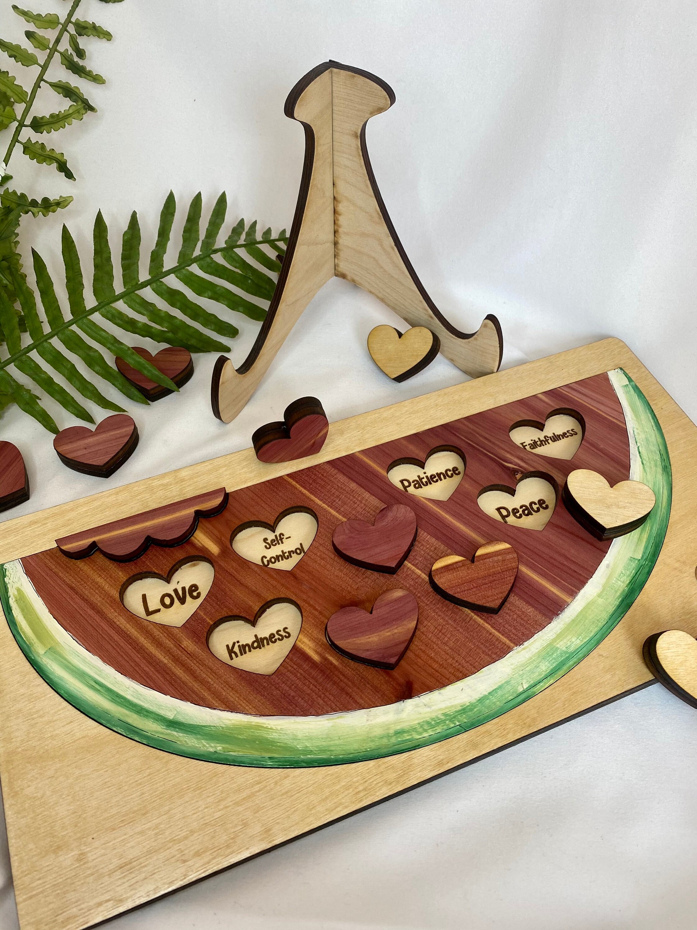 Fruit of the Spirit Wood Puzzle Galatians Gift Cedar Etsy