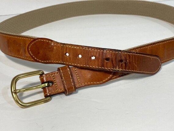 Reef Riders Belt, Size 38 - Solid Brass Buckle - … - image 2
