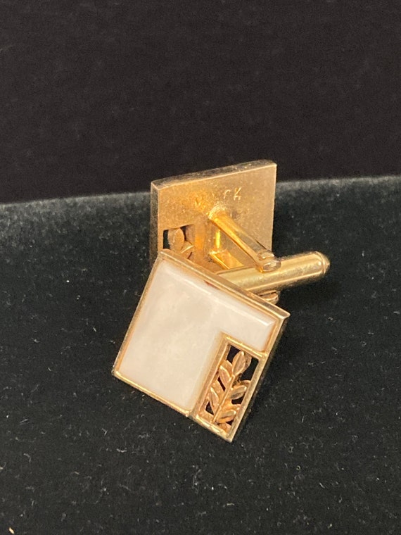 Lot of Mother of Pearl Cufflinks and Pin - Swank … - image 2