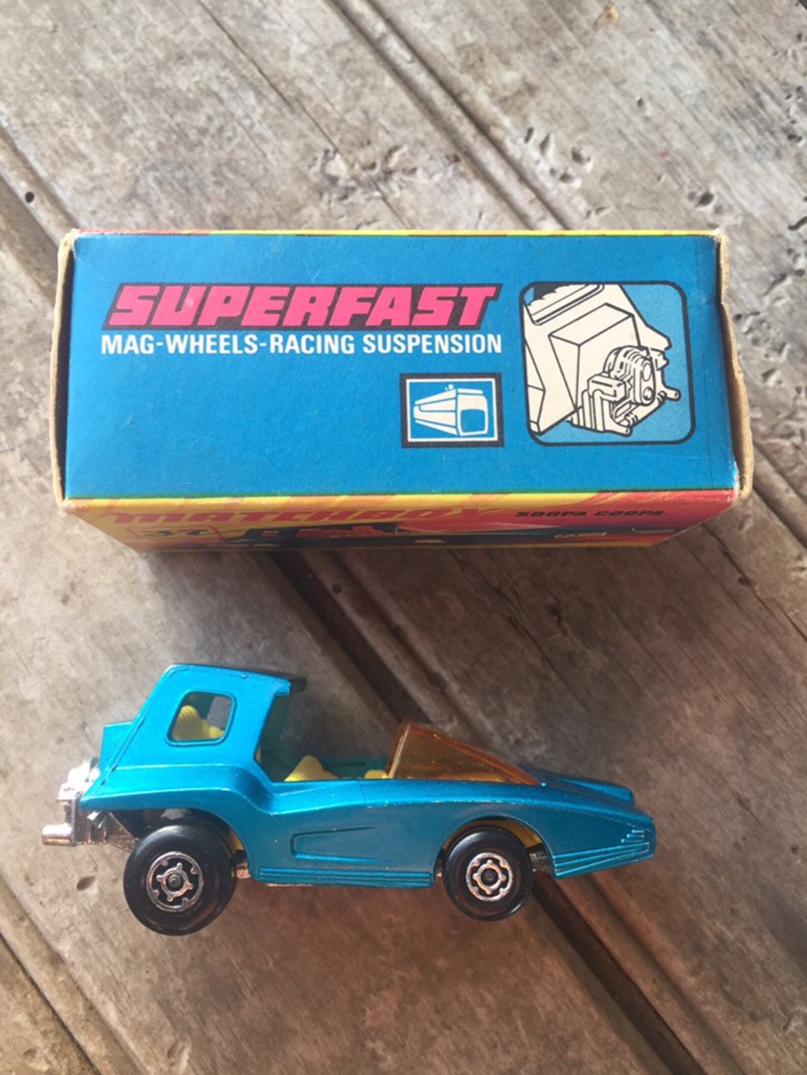 Vintage 1972 Matchbox Superfast No 37 Soopa Coopa Lesney Etsy
