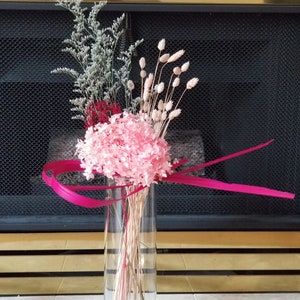 Elegant Red Flower Bouquet, Dried Illicium, Flower Arrangement, Preserved Flower Bouquet,  Tinted Illicium bouquet, Dried Flower Bouquet