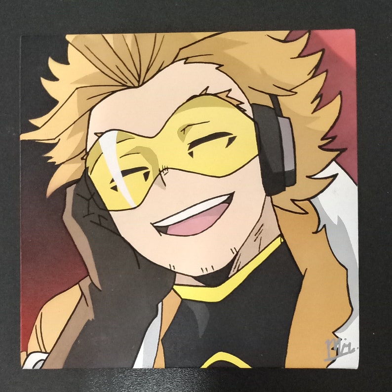 Hawks BNHA My Hero Academia MHA Painting Stencil Art 8x8 | Etsy