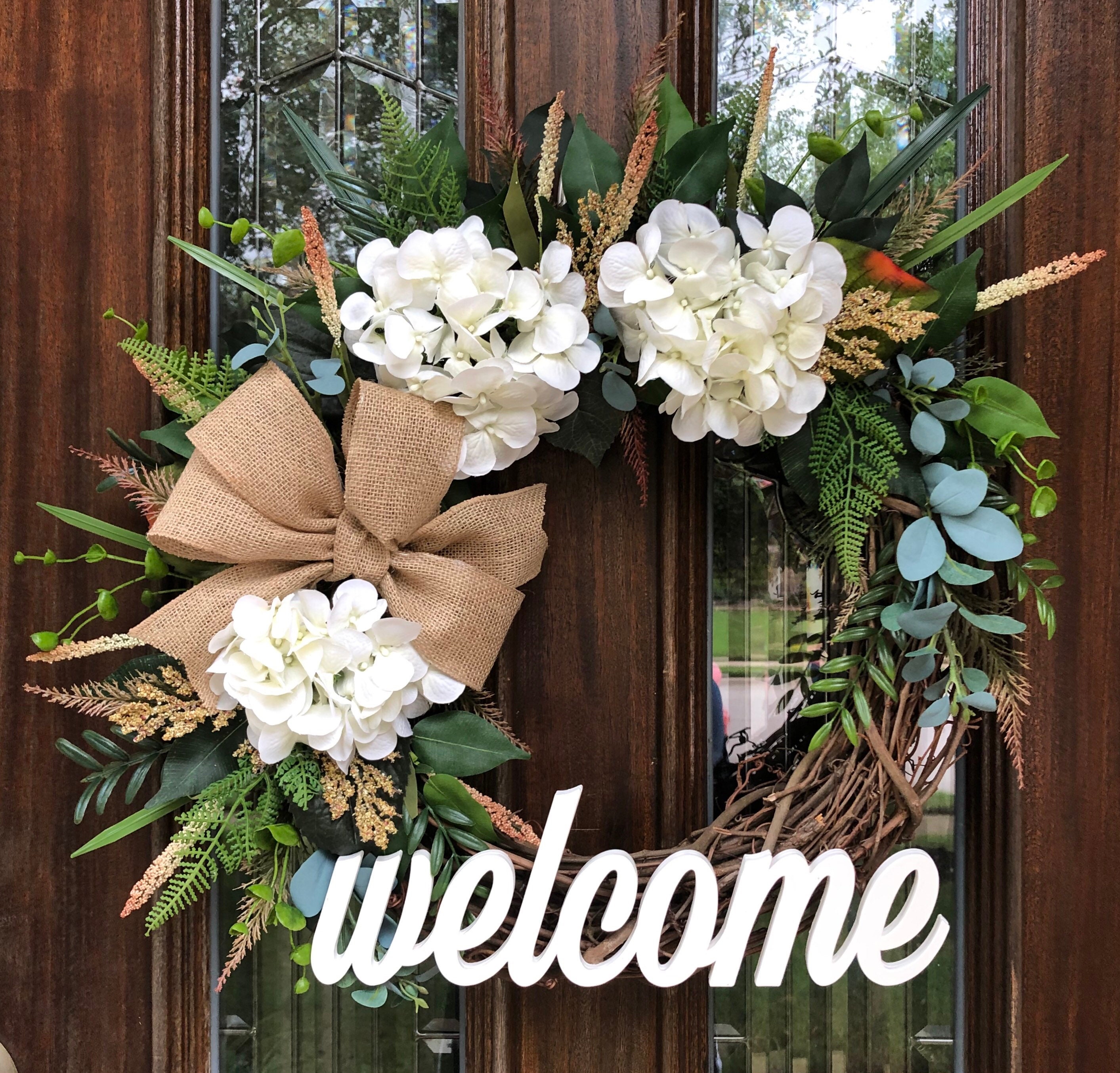 Valentines Wreaths for Front Door - Large Front Door Wreath for Summer  Spring Winter All Seasons, Holiday Indoor Outdoor Year Round Wreath  Farmhouse