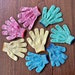 Set of 2 - Kids Multipurpose Cotton Gloves for Arts, Crafts, Baking, Gardening in Multiple Pastel Colors 