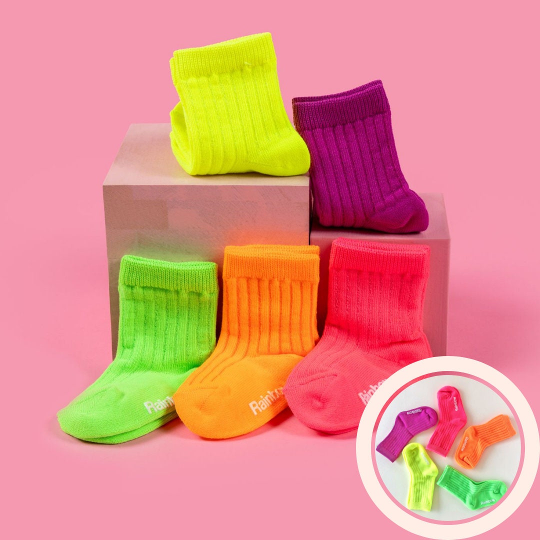 Neon baby socks deals