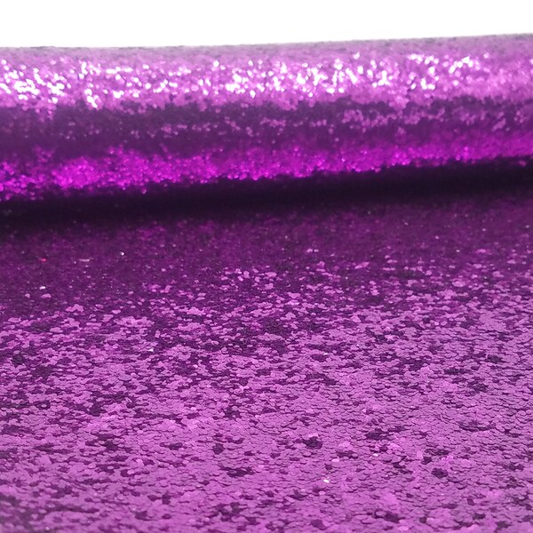 Purple chunky glitter/Glitter sheets/Purple glitter/21x30 cm/Glitter fabric