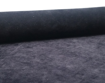 Velvet fabric sheet/Navy blue velvet/21x30cm/Faux velvet sheets