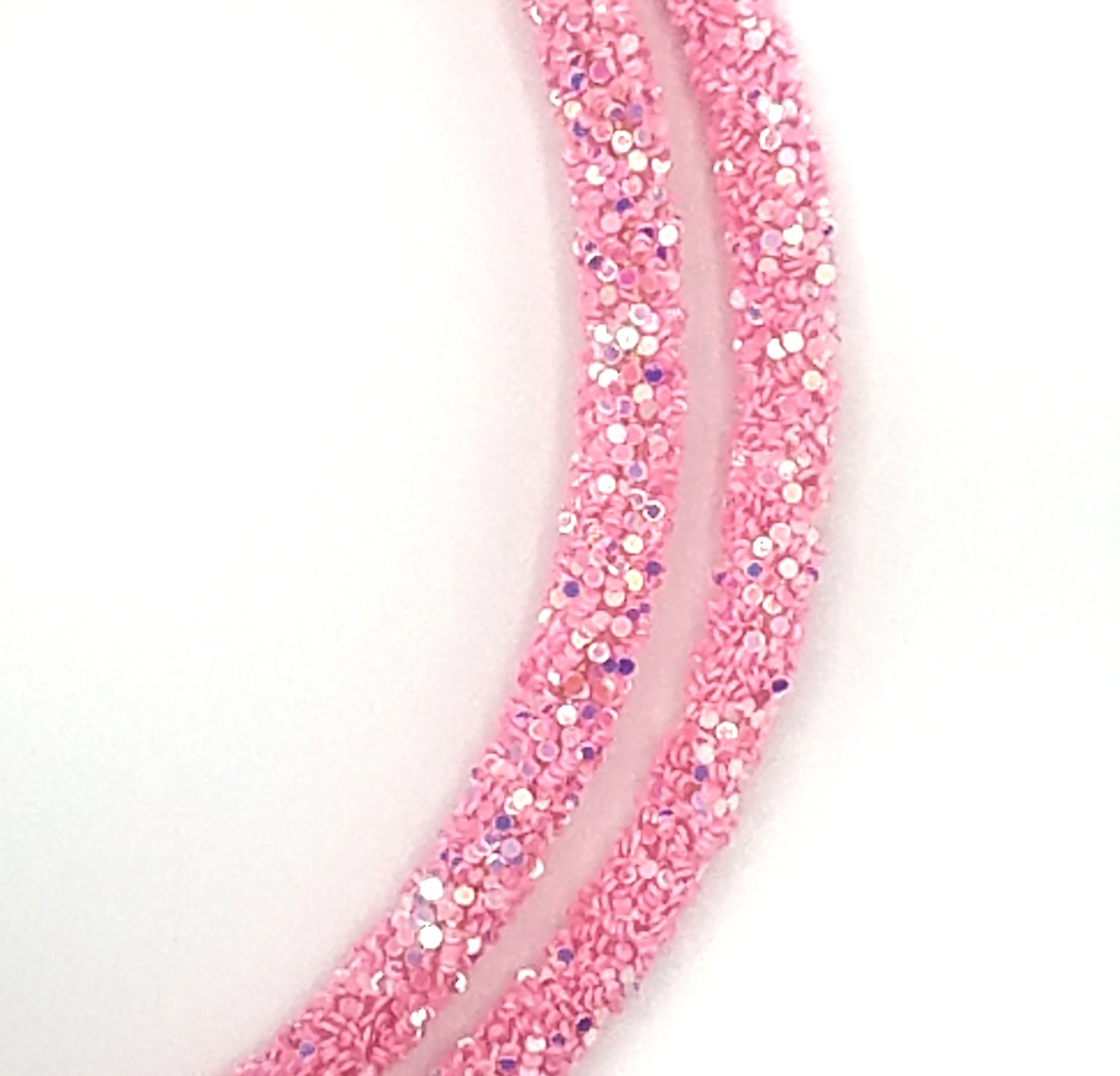 Pink Glitter Headband/set of 2/chunky Glitter Headband Etsy Ireland