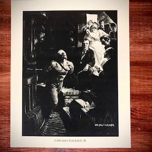 William Balfour Ker El Sansón moderno 1906 Impresión 8x10 La guerra silenciosa Mitchell Ames - Anarquismo Acción directa Anticapitalismo imagen 1