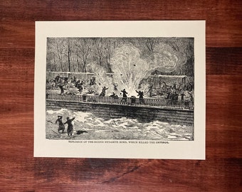 Russian Nihilists Poster 8x10 Assassination of Alexander II of Russia - Narodnaya Volya