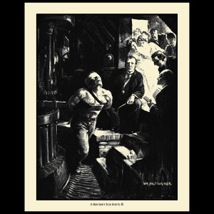 William Balfour Ker El Sansón moderno 1906 Impresión 8x10 La guerra silenciosa Mitchell Ames - Anarquismo Acción directa Anticapitalismo imagen 6