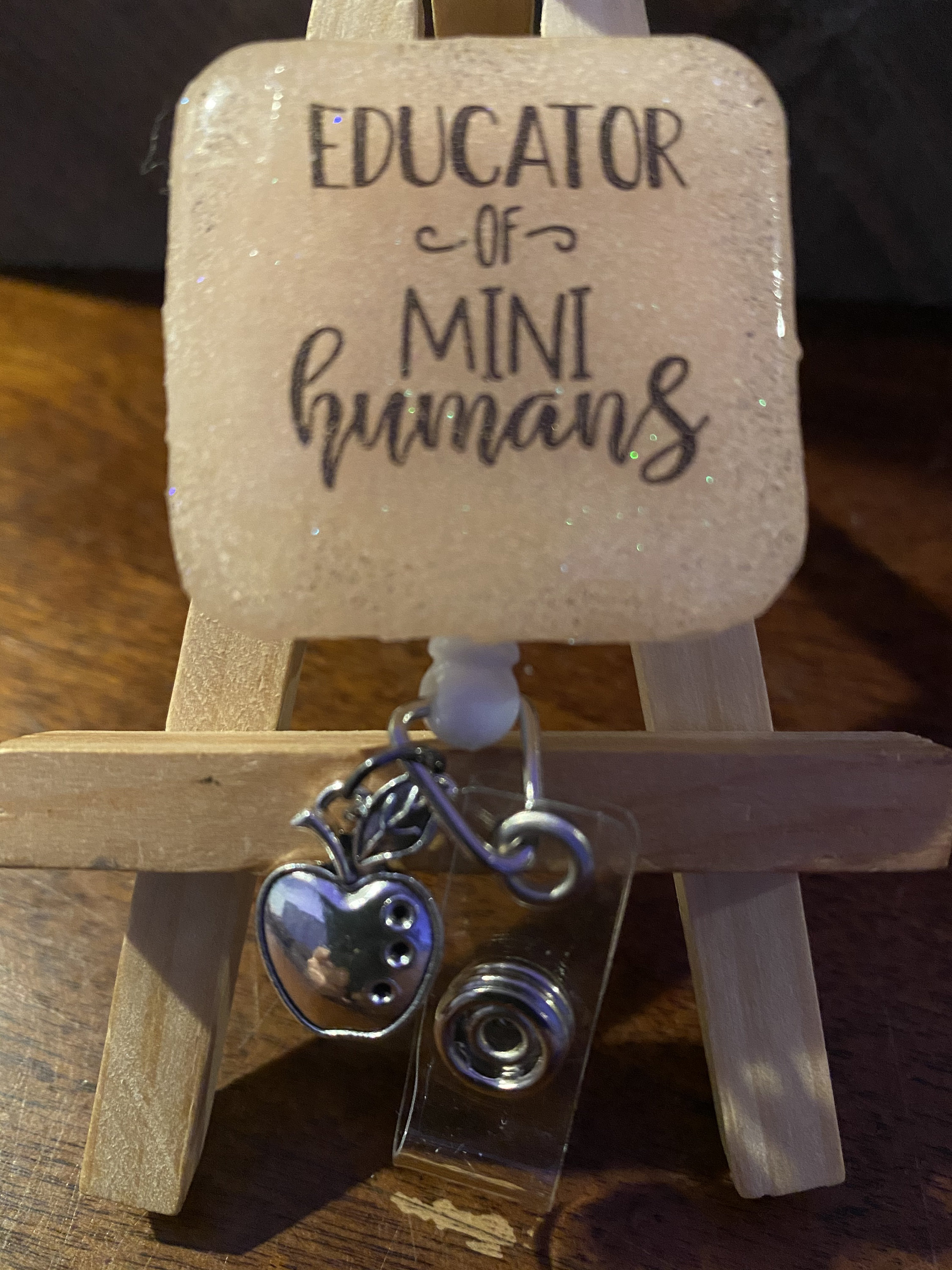 Teacher badge reel Etsy