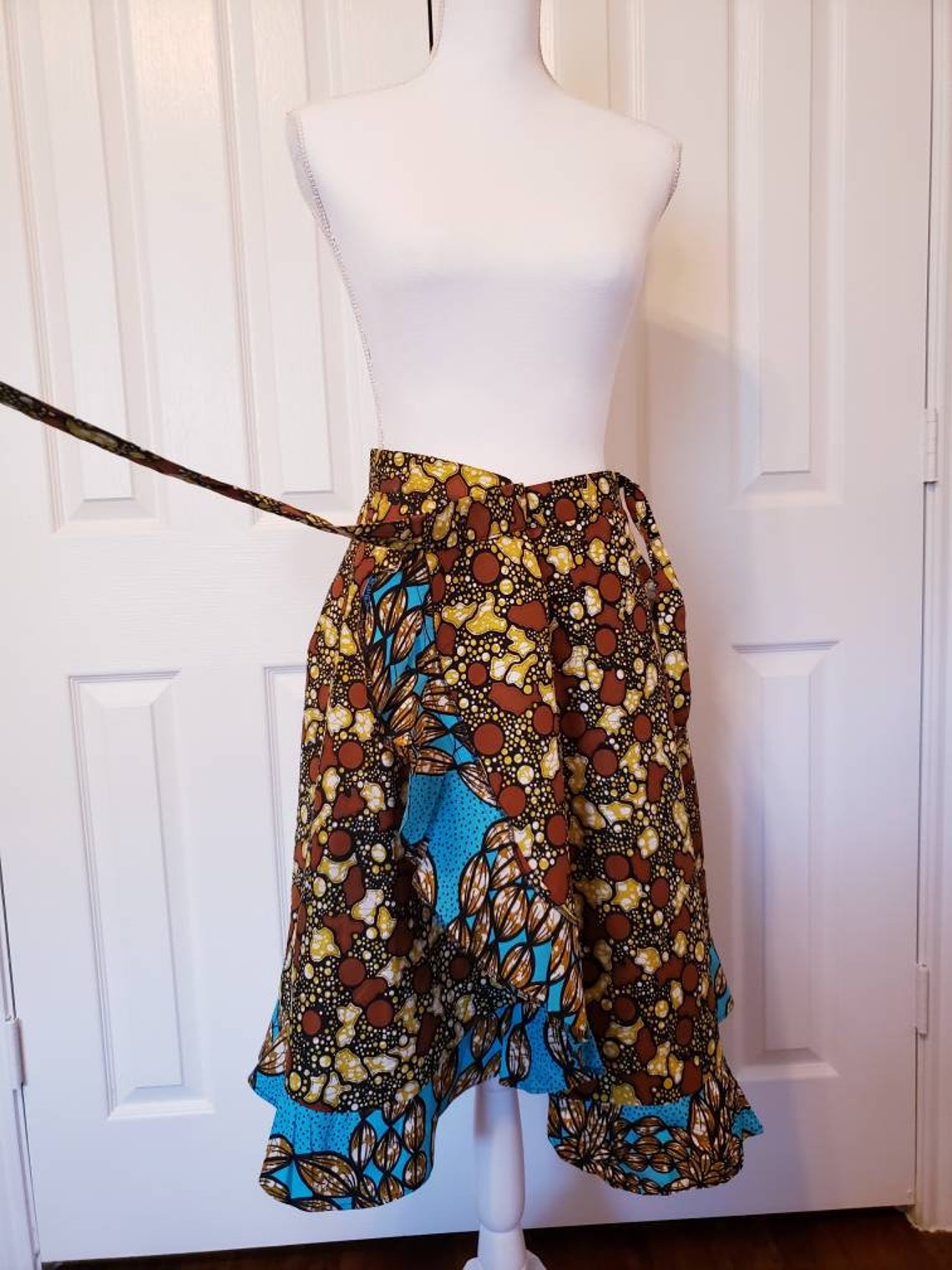 African skirt/African print skirt/wrap skirt/Ankara | Etsy