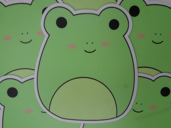 Wendy the Frog Squishmallow Sticker