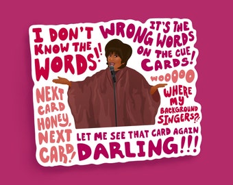 Where my background singers?? (STICKER) | Patti LaBelle fan art | Pop culture gift