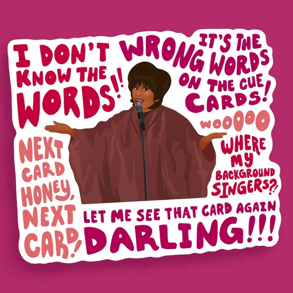 Where my background singers?? (STICKER) | Patti LaBelle fan art | Pop culture gift