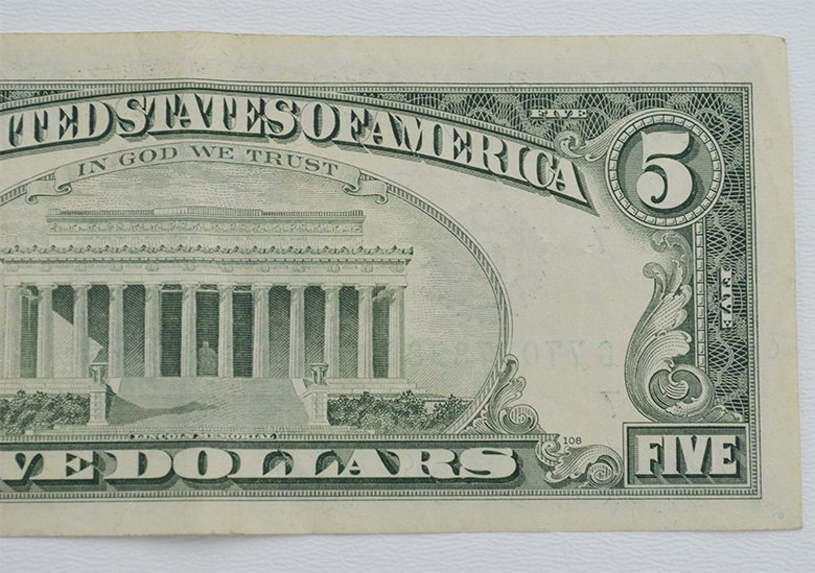 Rare Five Dollar Bill 1988 Old 5 Dollar Banknote US Etsy