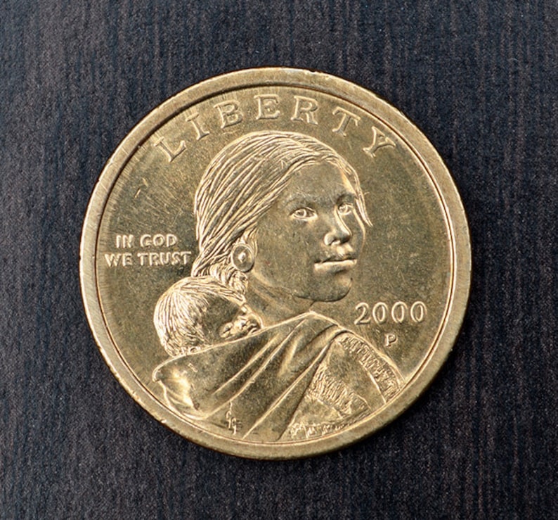 2000 P Sacagawea One Dollar Error Coin Collectible Coin Etsy