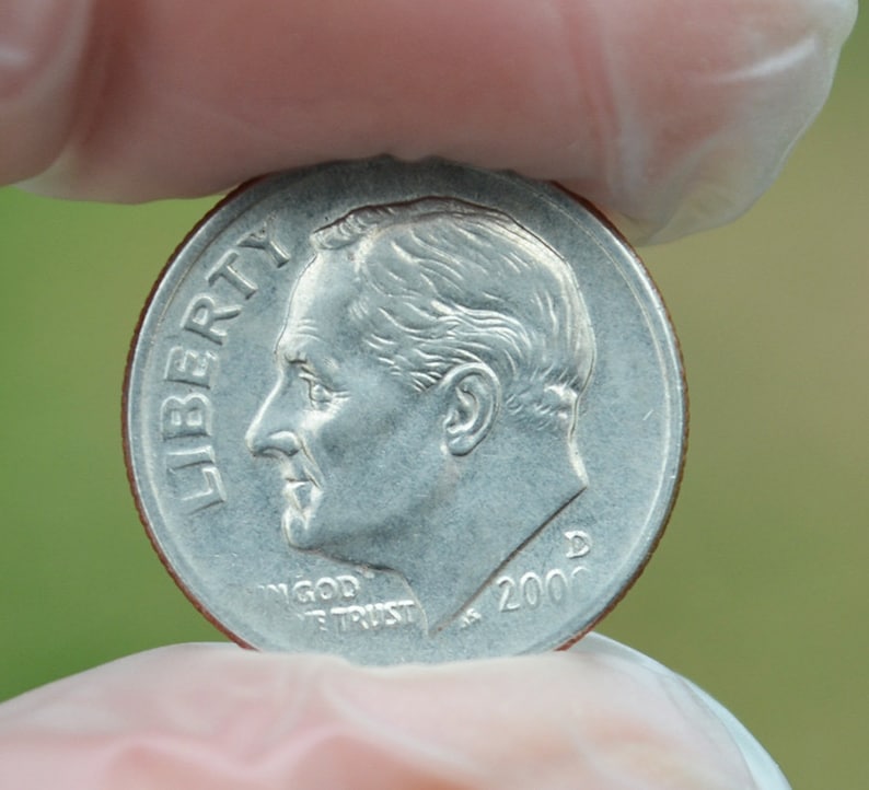 Vintage Collectible Coin 2000 D Roosevelt Dime Error Coin