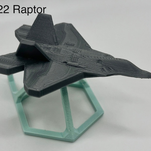 F-22 Raptor 3D Printed Magnet