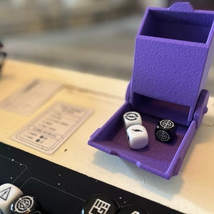 Compact Dice Tower, 3D Printed