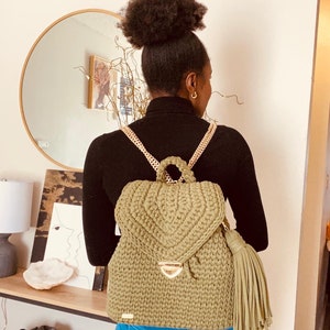 Luxury Handmade crochet (The Zoukouï) Backpack