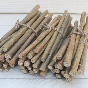 50 willow sticks Wood branches for crafting