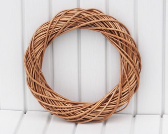 16 inch Wreath Base Natural willow wreath for front door