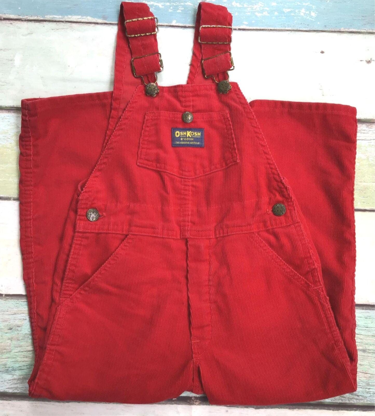 〓OSH KOSH〓 60-70's vintage RED オーバーオール