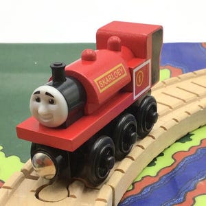 Thomas & Friends Skarloey *Near Mint* Wooden Railway Train Engine Vintage 2003
