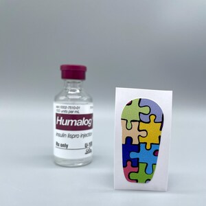 Puzzled Dexcom Stickers • Waterproof Sticker• Cute Dexcom Cover