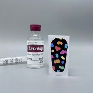 Colorful Cow Print Dexcom Stickers • Waterproof Sticker• Cute Dexcom Cover