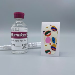 Abstract Dots Dexcom Stickers • Waterproof Sticker• Cute Dexcom Cover