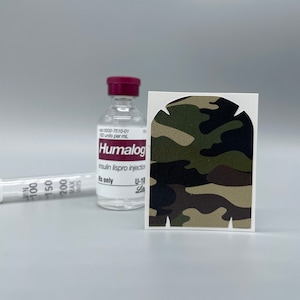 Camo Omnipod Stickers • Waterproof Sticker  • Cute Pod Cover