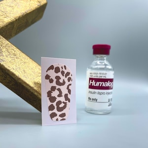 Leopard Print Dexcom Stickers • Waterproof Sticker• Cute Dexcom Cover
