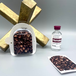 Coffee Bean Omnipod Stickers • Waterproof Sticker  • Cute Pod Cover