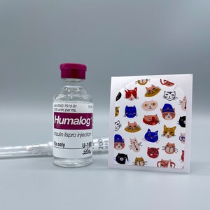 Cat Collage Omnipod Stickers • Waterproof Sticker  • Cute Pod Cover