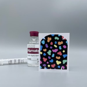 Colorful Cow Print Omnipod Stickers • Waterproof Sticker  • Cute Pod Cover