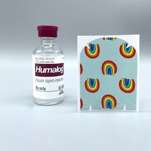 Rainbow Omnipod Stickers • Waterproof Sticker  • Cute Pod Cover