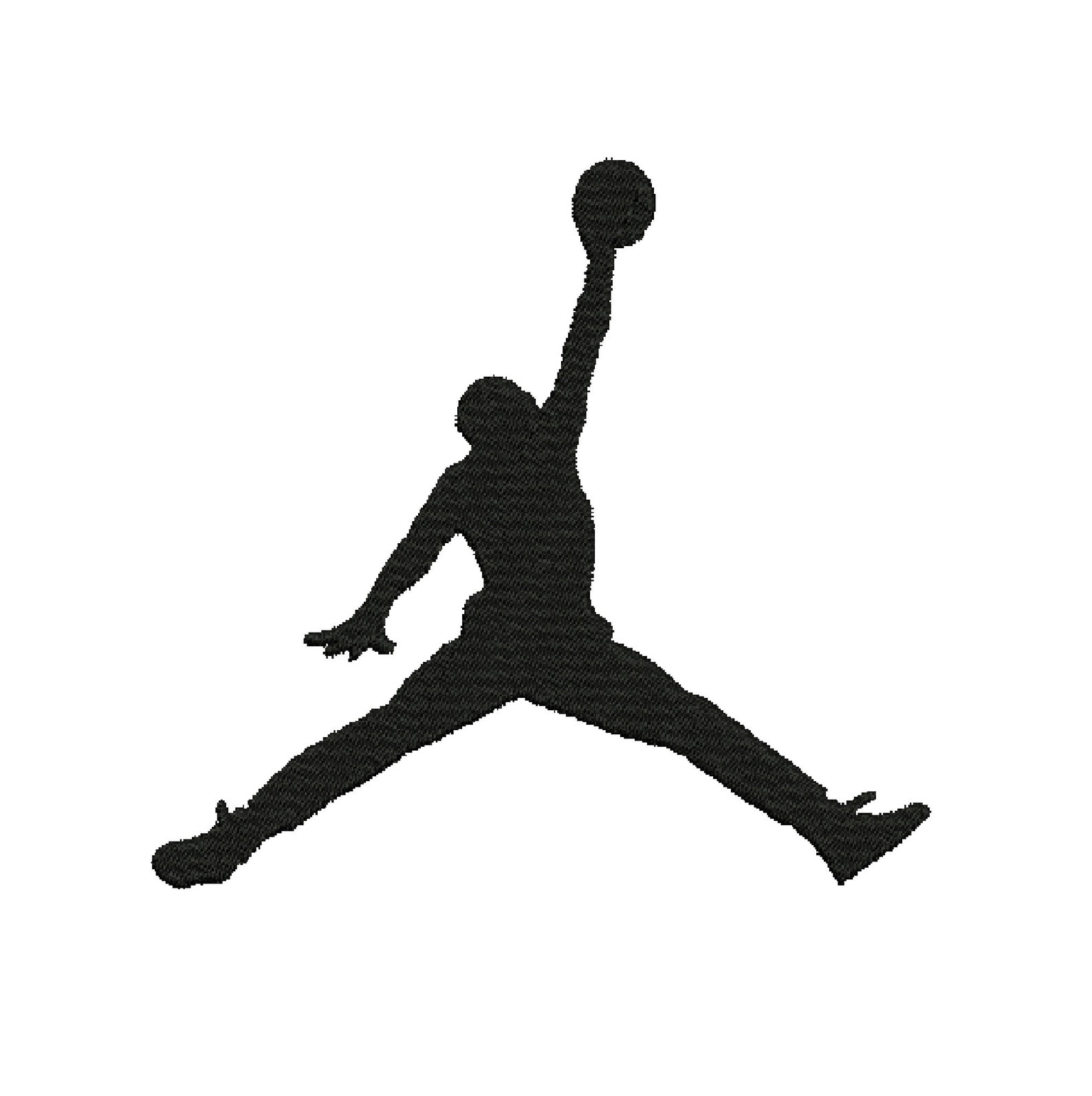 Jumpman Embroidery Machine 4 Sizes Embroidery Machine Etsy