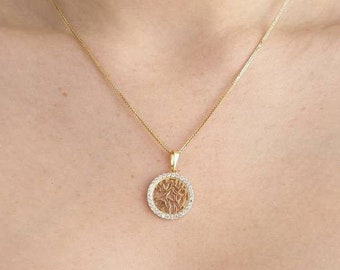 Shema Israel Pendant 14K Solid Gold