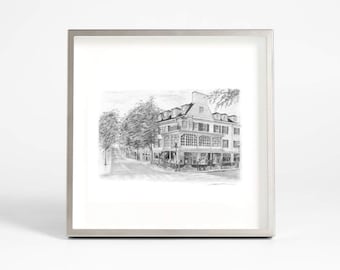 Penn State Art Print | Penn State Gift | Penn State Wall Art | Penn State Decor | Corner Room | Penn State PSU Gift | Fathers Day Gift