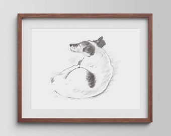 Jack Russell Terrier, Dog Lover Gift, Pet Remembrance Gift, Dog Sympathy Gift, In Memory of Dog, Dog Remembrance Gift, Christmas Gift