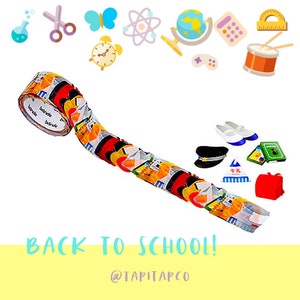Nieuw! Bande 200Pcs Super schattige Japanse schoolbenodigdheden Washi Sticker Roll Beautiful Bullet Journal Scrapbook Diary Planner Schedule Gift